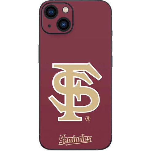 Florida State FSU Seminoles Initials iPhone 13 Skin